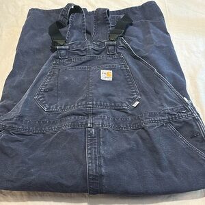 Men’s Carhartt flame resistant overalls 50x30